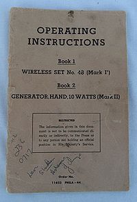 Operating Instructions WS No. 48 MkI and Generator Hand 10 Watts MkII - Title page.jpg